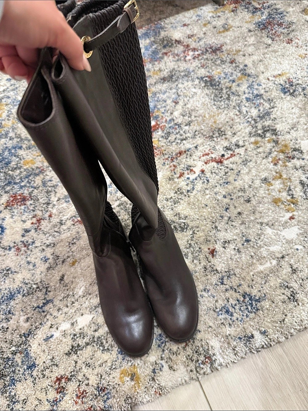 Cole Haan 65Leather Over-the-Knee Boots in Brown